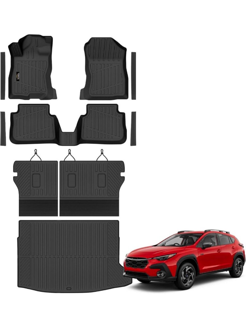All-Weather Floor Mats, Cargo Mat & Backrest Mat for 2026 Subaru Crosstrek